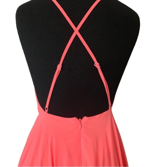 Lulu’s Coral Maxi Gown Size XS - Picture 7 of 13
